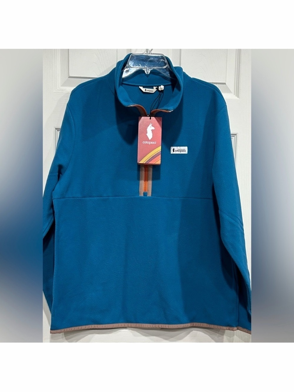 Cotopaxi Men's XL Amado Fleece Pullover Jacket Blue Lake NWT Midlayer